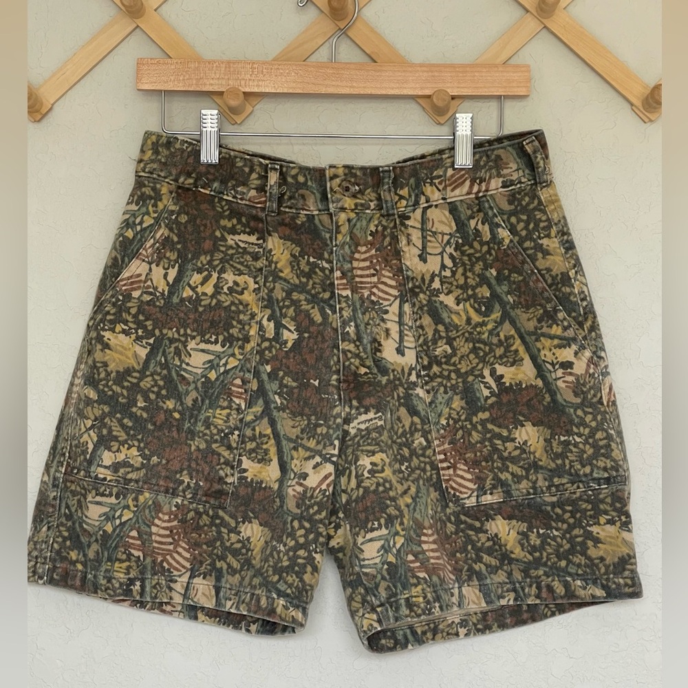 Vintage Camouflage Shorts.